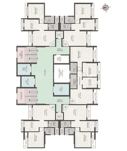 Image of 601 Sq.ft 1 BHK Apartment / Flat for sale in Sangle Trinity, Kalyan West, Kalyan for Rs. 3800000