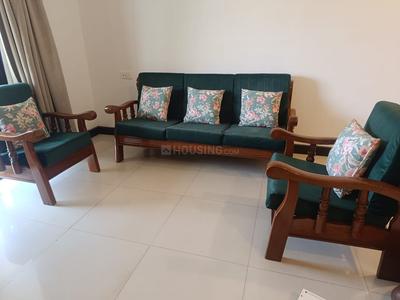 Hall Image of 800 Sq.ft 1 BHK Apartment / Flat for rent in Devashri Sun n Sand, Candolim Goa for Rs. 38000