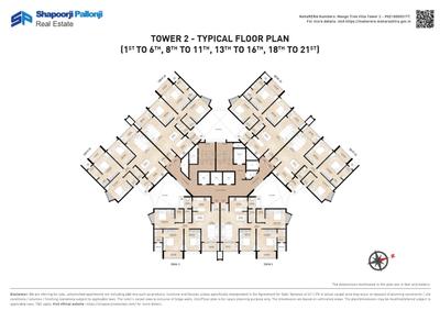 Floor Plan Image of 2040 Sq.ft 4 BHK Apartment / Flat for sale in Shewalewadi Pune for Rs. 24000000