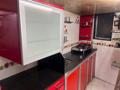Kitchen Image of 500 Sq.ft 1.5 BHK Apartment / Flat for rent in Thane West Thane for Rs. 25000