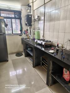 Kitchen Image of 650 Sq.ft 1 BHK Apartment / Flat for rent in Sanpada Navi Mumbai for Rs. 40000