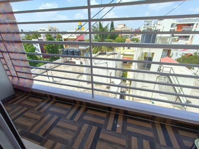 Balcony Image of 1400 Sq.ft 2 BHK Builder Floor for rent in Kasturi Nagar Bengaluru for Rs. 50000