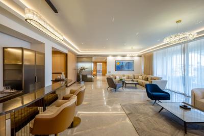 Living Room Image of 10000 Sq.ft 4 BHK Apartment / Flat for sale in Armaan The Waterfall, Ambli Ahmedabad for Rs. 124400000