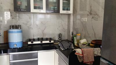 Kitchen Image of 900 Sq.ft 2 BHK Apartment / Flat for rent in Nirman Milestone, Ravet Pune for Rs. 27000