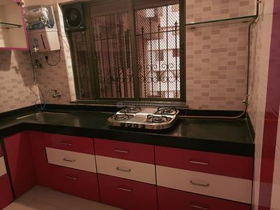 Kitchen Image of 1450 Sq.ft 3 BHK Apartment / Flat for rent in Shubharambh Tower, Thane West Thane for Rs. 60000