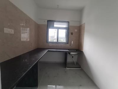Kitchen Image of 650 Sq.ft 1 BHK Apartment / Flat for rent in Aarsh Cascade Avenue Bellagio, Kasarvadavali Thane for Rs. 16999
