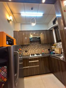 Kitchen Image of 950 Sq.ft 2 BHK Builder Floor for sale in Indirapuram Ghaziabad for Rs. 5800000