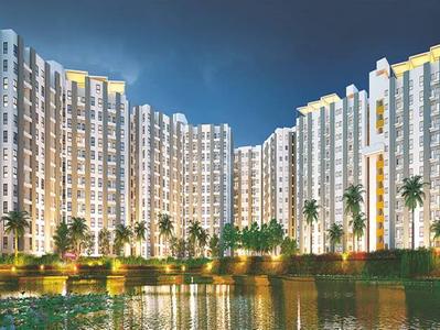 Image of 740 Sq.ft 2 BHK Apartment / Flat for sale in Eden Solaris City Serampore , Serampore, Hooghly for Rs. 3200000