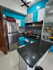 Kitchen Image of 650 Sq.ft 2 BHK Apartment / Flat for sale in Lodha Crown, Thane West Thane for Rs. 9700000
