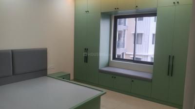 Bedroom Image of 2150 Sq.ft 3 BHK Apartment / Flat for rent in Sriram River View, Manchirevula Hyderabad for Rs. 70000