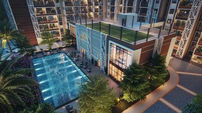 Image of 1124 Sq.ft 2 BHK Apartment / Flat for sale in TVS Emerald Auralis, Thanisandra, Bengaluru for Rs. 11400000