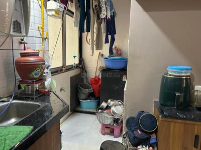 Kitchen Image of 1280 Sq.ft 2 BHK Apartment / Flat for sale in Devshree Benito, Jahangir Pura Surat for Rs. 4800000