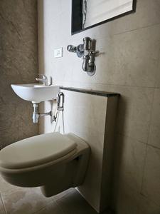 Common Bathroom Image of 660 Sq.ft 1 BHK Apartment / Flat for sale in Nyati Elan, Wagholi Pune for Rs. 4560000