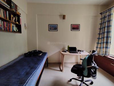 Bedroom Image of 1100 Sq.ft 2 BHK Apartment / Flat for rent in Nyati Ambience, Mohammed Wadi Pune for Rs. 24000