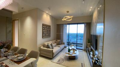 Living Room Image of 850 Sq.ft 2 BHK Apartment / Flat for sale in Godrej Horizon, Wadala Mumbai for Rs. 39800000