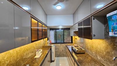 Kitchen Image of 525 Sq.ft 1 BHK Apartment / Flat for rent in Kandivali East Mumbai for Rs. 43000