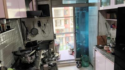 Kitchen Image of 550 Sq.ft 1 BHK Apartment / Flat for sale in SKD Pinnacolo NX, Mira Road East Mira Bhayandar for Rs. 8000000