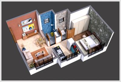 Brochure Image of 590 Sq.ft 1 BHK Apartment / Flat for sale in Ananta Anant Apartment, Palghar Mumbai for Rs. 1800000