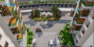 Image of 1375 Sq.ft 2 BHK Apartment / Flat for sale in Puppalaguda, Hyderabad for Rs. 11800000