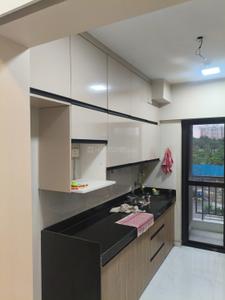 Kitchen Image of 1200 Sq.ft 3 BHK Apartment / Flat for rent in Runwal Gardens, Dombivli East Thane for Rs. 30000