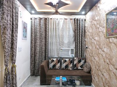 Living Room Image of 405 Sq.ft 1 BHK Apartment / Flat for rent in Mahavir Enclave New Delhi for Rs. 18000