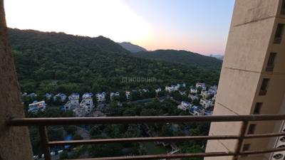 Living Room Image of 1200 Sq.ft 3 BHK Apartment / Flat for rent in T Bhimjyani Neelkanth Woods Olivia, Thane West Thane for Rs. 65000