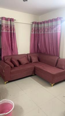 Living Room Image of 580 Sq.ft 1 BHK Apartment / Flat for rent in Wave Dream Homes, Wave City Ghaziabad for Rs. 16800