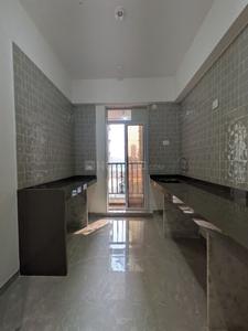 Kitchen Image of 668 Sq.ft 1 BHK Apartment / Flat for sale in Kulswamini Brahmand Wing B Janai Shankar, Thakurli Thane for Rs. 4650000