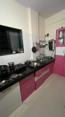 Kitchen Image of 818 Sq.ft 2 BHK Apartment / Flat for sale in Sangamnagar Satara for Rs. 3600000