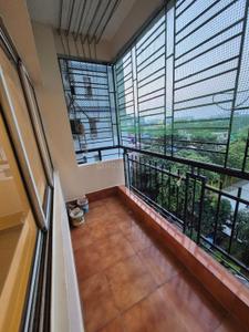 Balcony Image of 1220 Sq.ft 3 BHK Apartment / Flat for rent in South City Garden, Behala Kolkata for Rs. 38000
