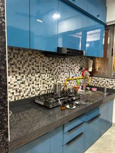 Kitchen Image of 1180 Sq.ft 2 BHK Apartment / Flat for sale in Rajvi Aashirvad Heights, Vasna Ahmedabad for Rs. 6900000