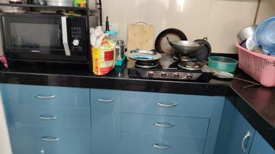 Kitchen Image of 833 Sq.ft 3 BHK Apartment / Flat for sale in Godrej Greens, Handewadi Pune for Rs. 7500000