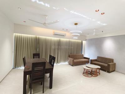 Living Room Image of 1600 Sq.ft 3 BHK Apartment / Flat for rent in Pramukh Omkar Rivanta 1, Randesan Gandhinagar for Rs. 45000