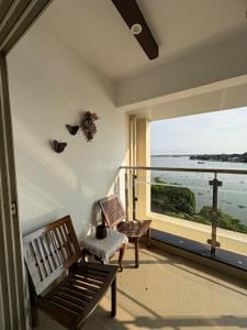 Balcony Image of 2120 Sq.ft 3 BHK Apartment / Flat for rent in Marine Drive Kochi for Rs. 47500