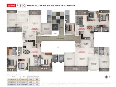 Image of 1701 Sq.ft 3 BHK Apartment / Flat for sale in 24 Sunshine Viva, Pimple Saudagar, Pune for Rs. 16500000