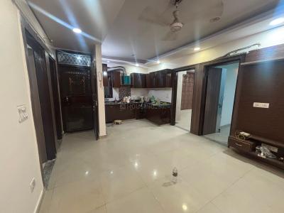 Hall Image of 800 Sq.ft 3 BHK Apartment / Flat for rent in RWA Om Vihar, Uttam Nagar New Delhi for Rs. 13000