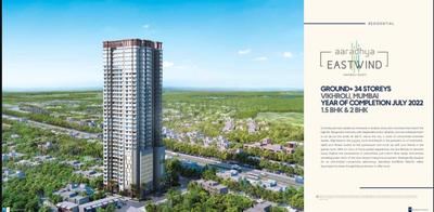 Image of 492 Sq.ft 1 BHK Apartment / Flat for sale in MICL Aaradhya Highpark, Mira Road East, Mira Bhayandar for Rs. 9500000