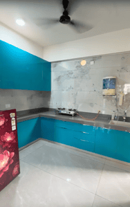 Kitchen Image of 1300 Sq.ft 3 BHK Apartment / Flat for rent in Randesan Gandhinagar for Rs. 40000