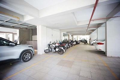 Parking Area Image of 2205 Sq.ft 3 BHK Apartment / Flat for sale in Samved Green Valley, Sargasan Gandhinagar for Rs. 11500000