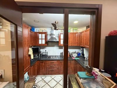 Kitchen Image of 1700 Sq.ft 3 BHK Builder Floor for rent in Sarva Priya Apartments, Hauz Khas New Delhi for Rs. 135000