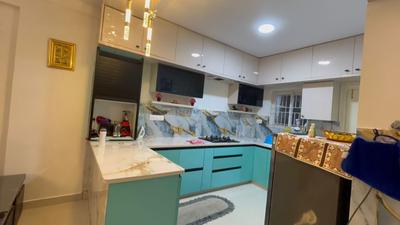 Kitchen Image of 1109 Sq.ft 2 BHK Apartment / Flat for rent in Vasavi Green Palm, Bommasandra Bengaluru for Rs. 25000