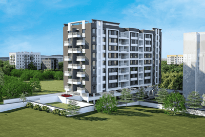 Image of 700 Sq.ft 2 BHK Apartment / Flat for sale in Mahindra Happinest Tathawade Phase 1, Tathawade, Pune for Rs. 5300000
