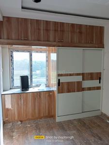 Bedroom Image of 1020 Sq.ft 2 BHK Apartment / Flat for rent in Viveks Green Go Green Orchid, Thumukunta Secunderabad for Rs. 18000