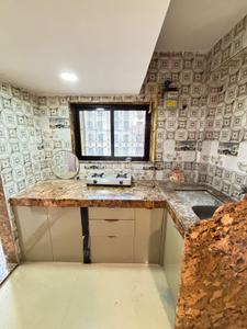 Kitchen Image of 410 Sq.ft 1 BHK Apartment / Flat for rent in Kandivali West Mumbai for Rs. 28000