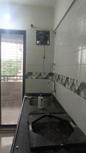 Kitchen Image of 700 Sq.ft 1 BHK Apartment / Flat for rent in Riddhi Siddhi Avenue, Ulwe Navi Mumbai for Rs. 15000