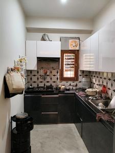 Kitchen Image of 1200 Sq.ft 4 BHK Builder Floor for rent in Sector 14 Gurgaon for Rs. 55000