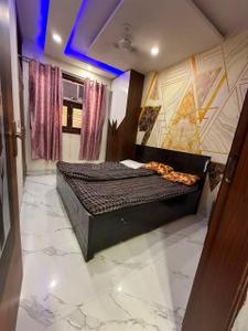 Bedroom Image of 412 Sq.ft 1 BHK Builder Floor for rent in Dwarka Mor New Delhi for Rs. 16500
