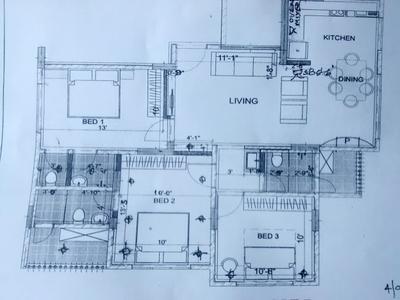 Image of 978 Sq.ft 3 BHK Apartment / Flat for sale in Vikash Sagar Apartment, Chembur, Mumbai for Rs. 25550000