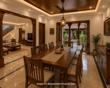 Living Room Image of 1500 Sq.ft 3 BHK Villa for sale in Parappur Thrissur for Rs. 8600000