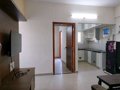 Living Room Image of 1200 Sq.ft 1 BHK Apartment / Flat for rent in Marathahalli Bangalore for Rs. 30000